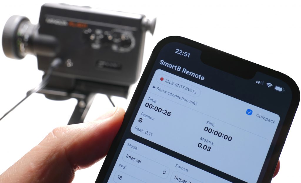 SMART8 kabellose Fernbedienung für Super 8 Kamera